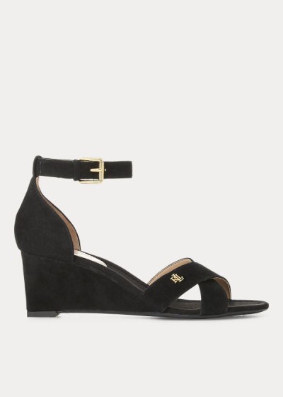 Women's Ralph Lauren Erinn Suede Sandals | 956184XOS